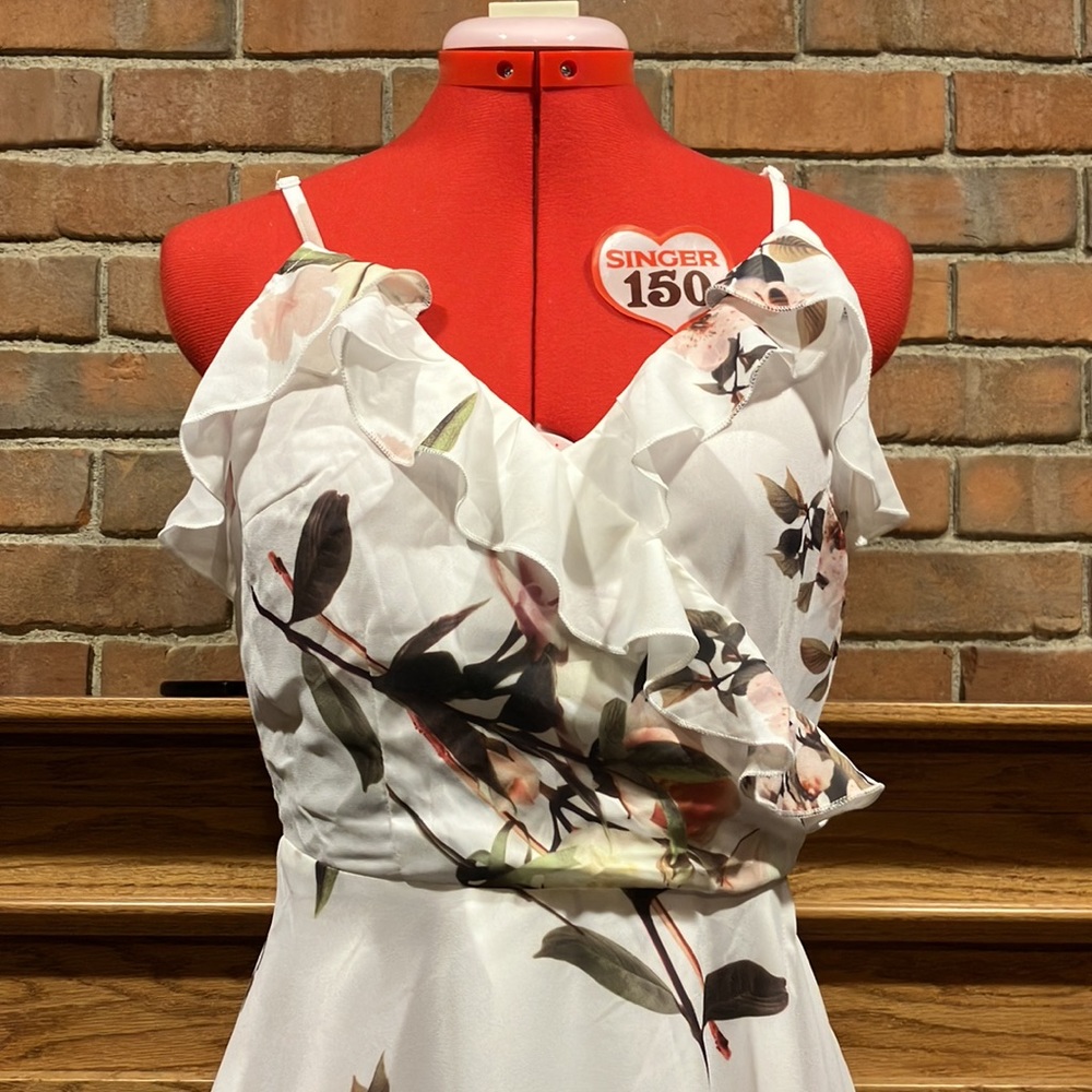 NWT sz S Noctflos off white chiffon sundress